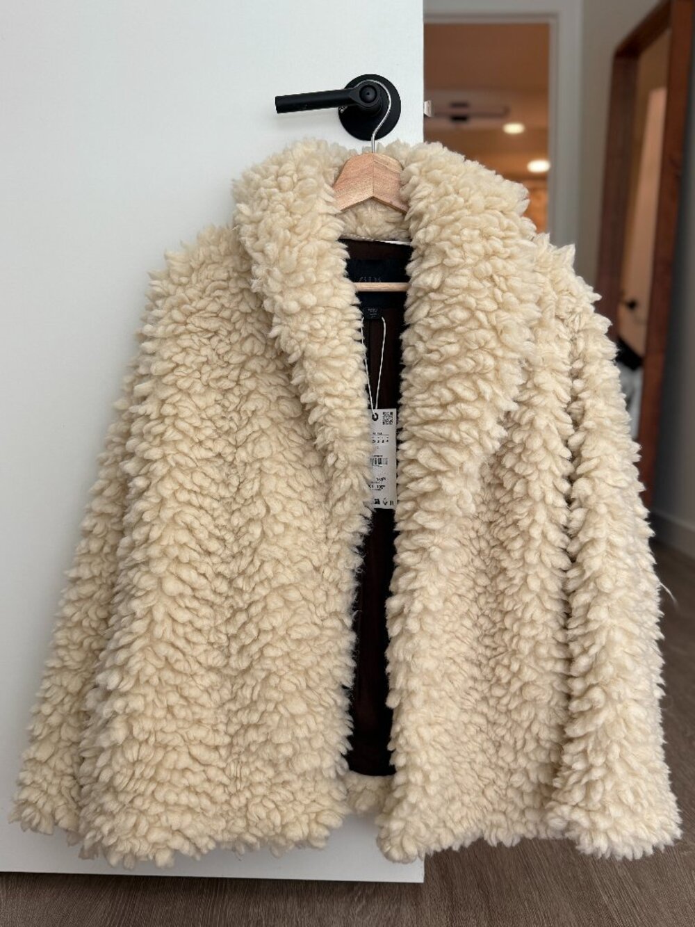 NWT Zara Faux Shearling Jacket